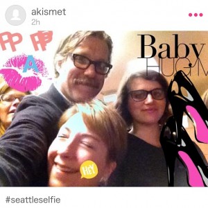 Post-panel selfie with John Roderick and Beth Buelow!