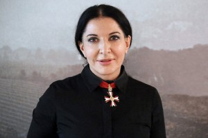 Marina Abramović with the Austrian Decoration for Science and Art (image via Wikimedia Commons)