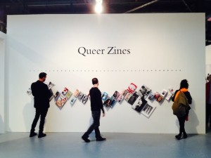 Queer Zines exhibition at the LA Art Book Fair. All photographs by the author for Hyperallergic. 