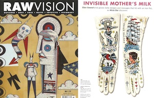 RAW Vision Magazine Features Eler’s “Invisible Mother’s Milk” Essay for Ellen Greene