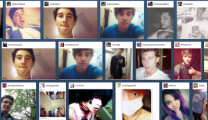 Screenshot of posts tagged with #selfieking on Tumblr